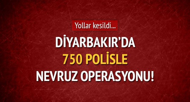 Diyarbakır'da Nevruz güvenliği had safhada!