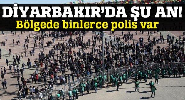 Diyarbakır'da Nevruz kutlaması, 5 bin 205 polis orada