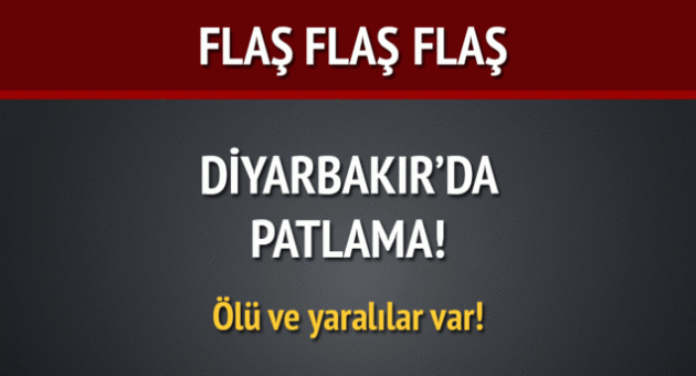 Diyarbakır'da patlama!