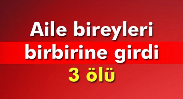 Diyarbakır’da aile kavgası: 3 ölü