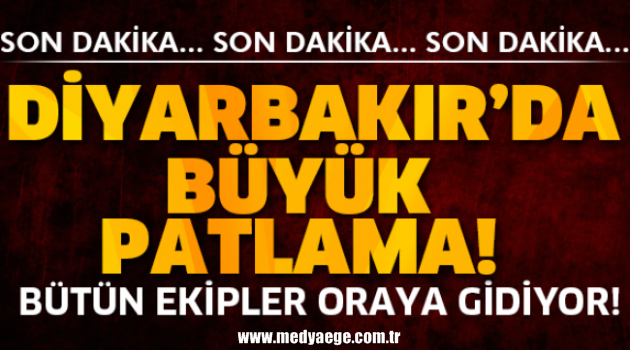 Diyarbakır'da Bomba Yüklü Araç Patlatıldı.