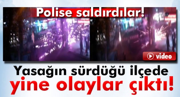 Diyarbakır’da yine olaylar çıktı