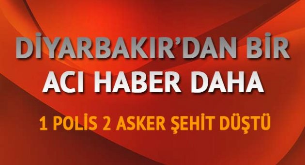Diyarbakır Sur&#039;da terör saldırısı: 1 şehit