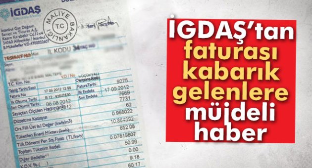 Doğalgaz faturasına 'vade farksız' 3 taksit
