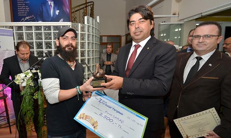 DOĞAYI SEVEN KARİKATÜRİSTLER FOÇA’DA ÖDÜLLENDİRİLDİ