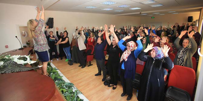 Doğru nefes alma tekniklerini öğrendiler