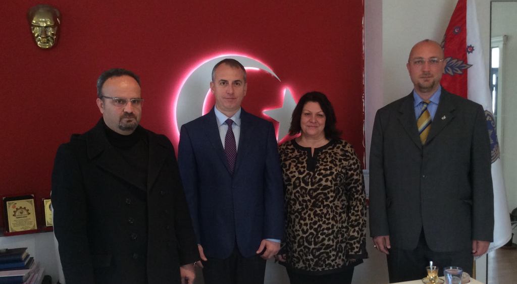 DSP Karşıyaka İlçe Yönetimi'nden İlçe Emniyet Müdürlüğü'ne Tanışma Ziyareti