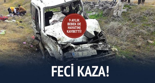 Düğün dönüşü feci kaza: 2 ölü