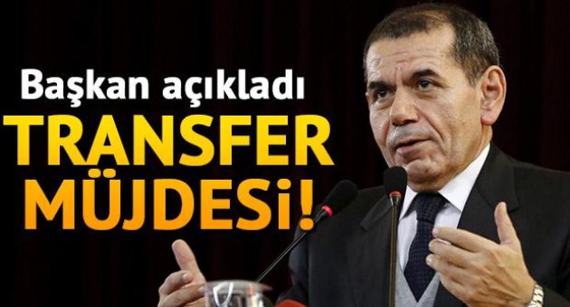 Dursun Özbek'ten transfer müjdesi!