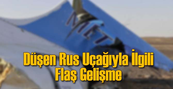 Düşen Uçakla İlgili Flaş Gelişme