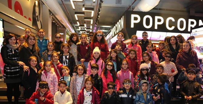 Efeler Kültür ve Sanat Evi Öğrencilerinin Sinema Heyecanı