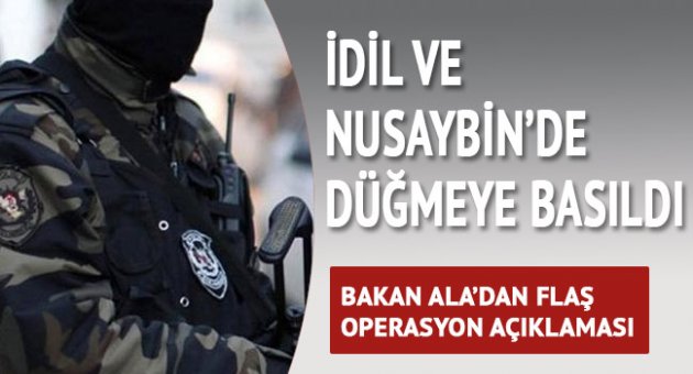 Efkan Ala: İdil ve Nusaybin'de de çukurlar kaldırılacak
