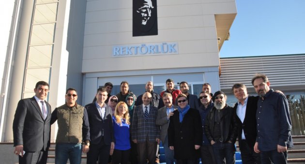 Ege Bölgesi Erzurum Dernekler Birliği Federasyonu Rektör Koçak’ı Ziyaret Etti