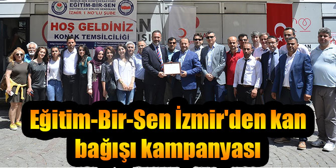 Eğitim-Bir-Sen'liler Kızılay'a can oluyor