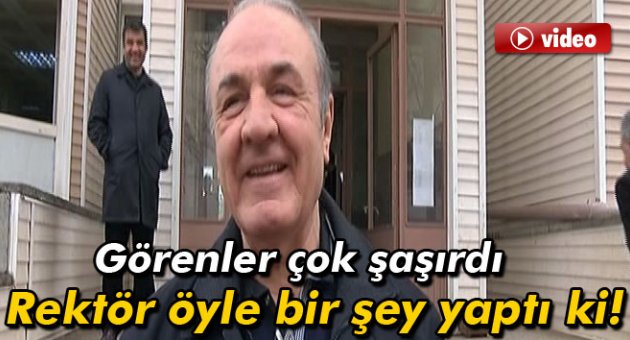 Eğitime doymayan rektör