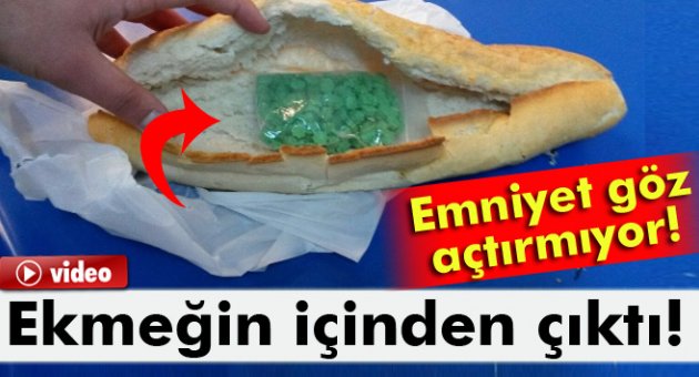 Ekmek arasında hap!