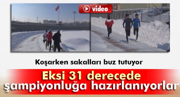 Eksi 31 derecede şampiyonluğa hazırlanıyorlar