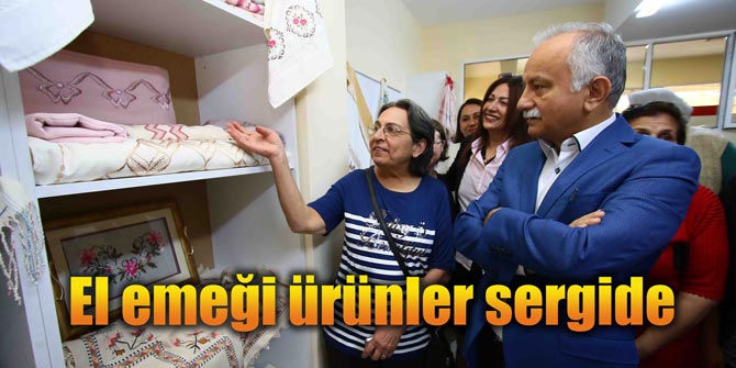 El emeği ürünler sergide