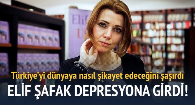 Elif Şafak depresyona girdi
