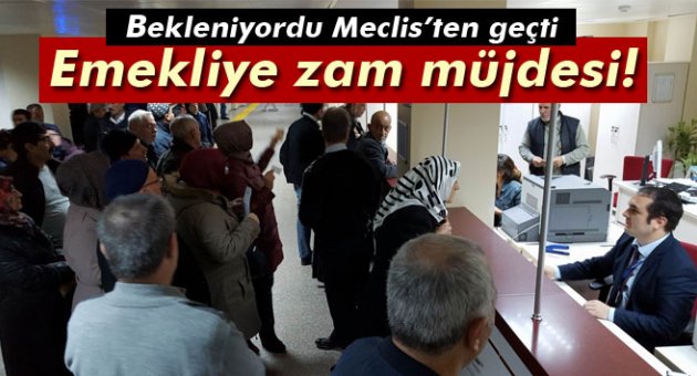 Emeklilere zam müjdesi! Onaylandı
