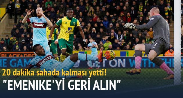 Emenike çıldırttı