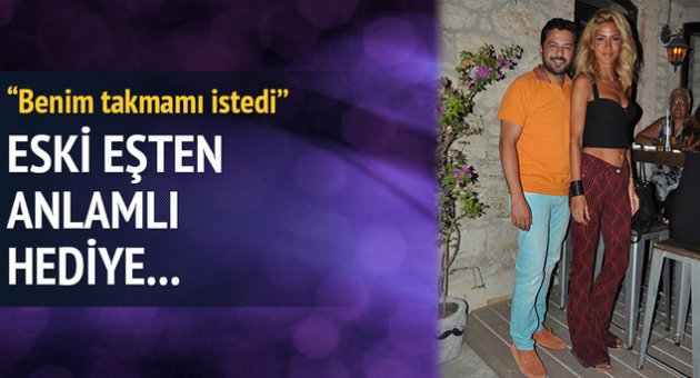 Emre Altuğ'dan Çağla Şıkel'e anlamlı hediye