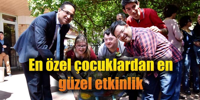 En özel çocuklardan en güzel etkinlik