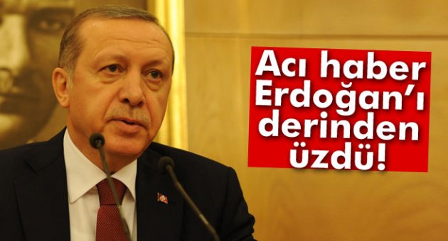 Erdoğan'dan taziye telefonu!