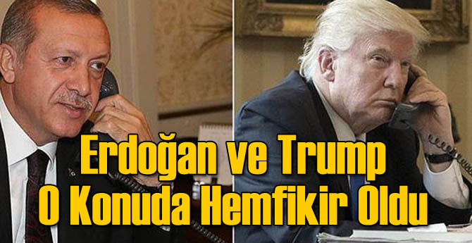 Erdoğan Trump ile O Konuda Hemfikir