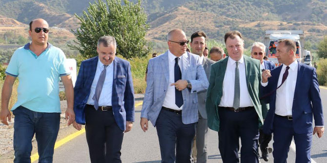 Ergün Asfalt Çalışmalarını İnceledi