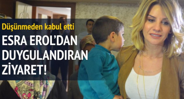 Esra Erol'dan küçük Gamze'ye moral ziyareti
