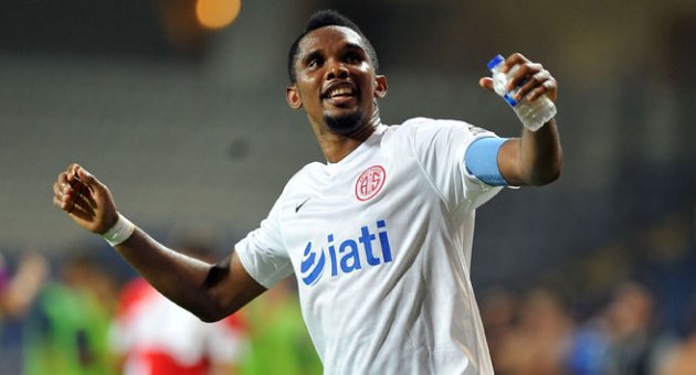 Eto’o sponsorluk anlaşması gereği Brezilya’da