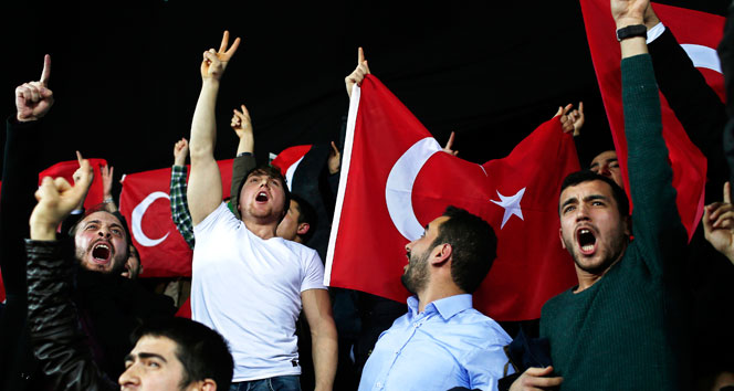 Euroleague maçında İsrail'e protesto!