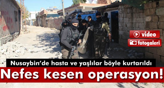 Evlerinde mahsur kalan hasta ve yaşlılar nefes kesen operasyonla kurtarıldı