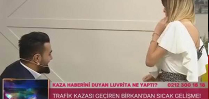 Evlilik Programında Damadın Sevgilisi Stüdyoyu Bastı