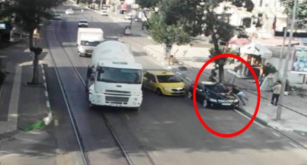 Ezilmekten son anda kurtuldu