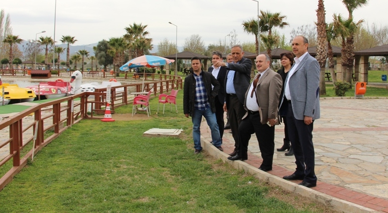 Fatih  Belediyesi teknik ekipleri Ödemiş’te inceleme yaptı