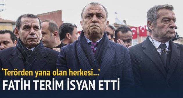 Fatih Terim'den terör tepkisi