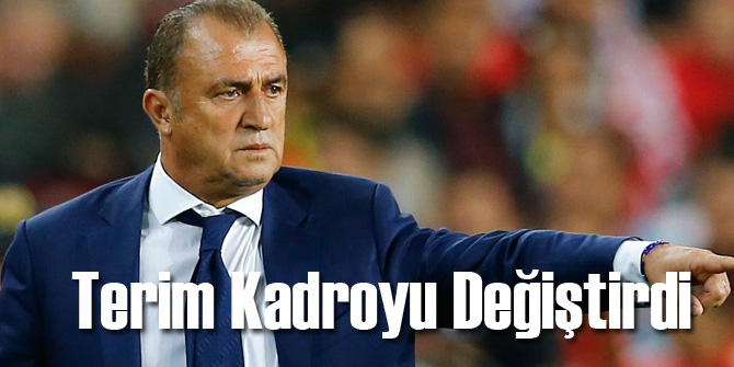 Fatih Terim'den Milli Takım'da Değişikliğe Gitti