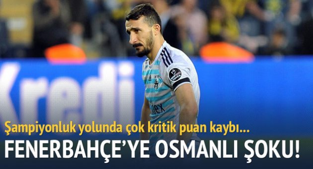Fenerbahçe'den kritik puan kaybı