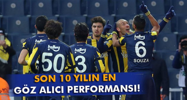 Fenerbahçe'nin göz alıcı performansı sürüyor