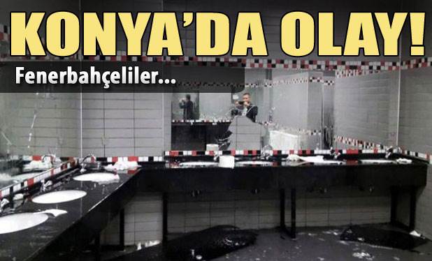 Fenerbahçeli taraftarlar stada zarar verdi