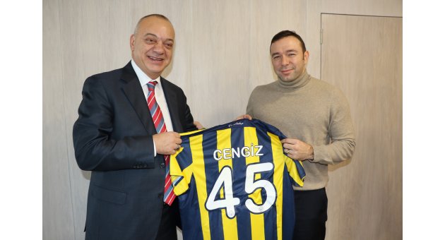 Fenerbahçeli Yöneticiden Başkan Ergün’e Ziyaret