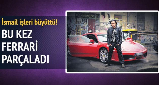 Ferrarisini parçalayan adam!