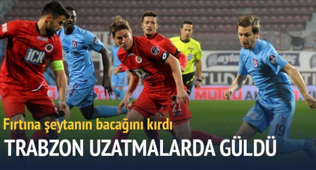 Fırtına uzatmalarda güldü