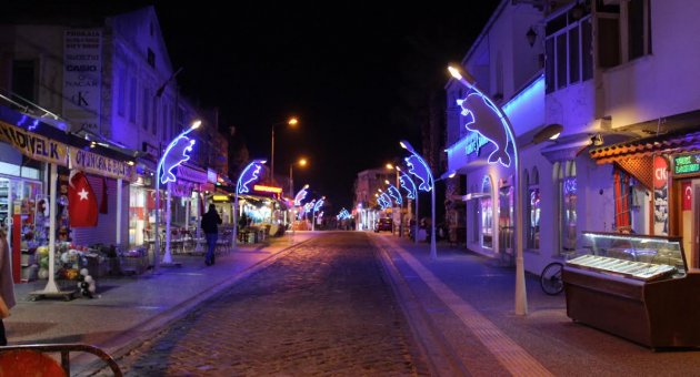 Foça'da  Yeni Yıl Hazırlıkları Tamamlandı