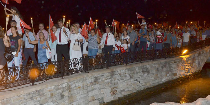 Foça'da Zafer Bayramı Coşkuyla Kutlandı