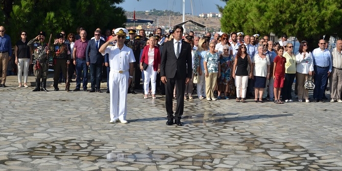 Foça'nın kurtuluşu törenle kutlandı
