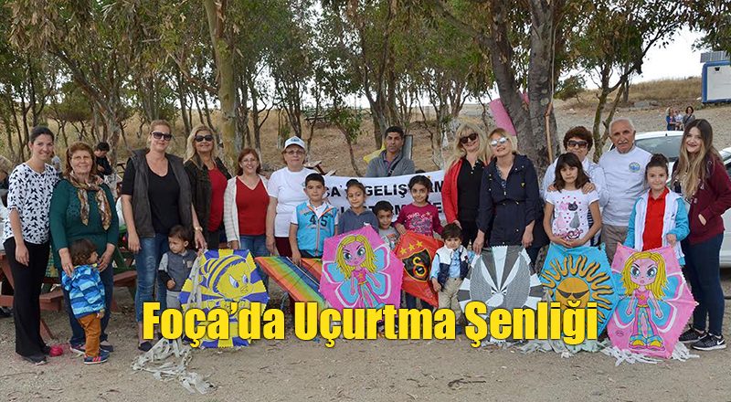 Foça'yı Çok Seviyoruz Dediler Uçurtma Uçurdular