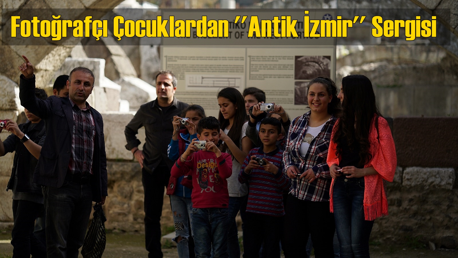 Fotoğrafçı Çocuklardan ''Antik İzmir'' Sergisi